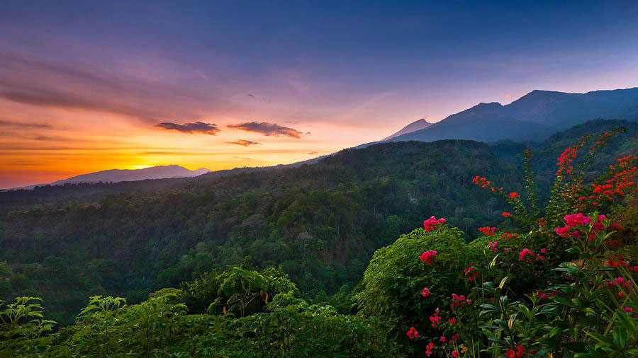 Desa Senaru ketinggian 600 m dpl - Taman Nasional Gunung Rinjani