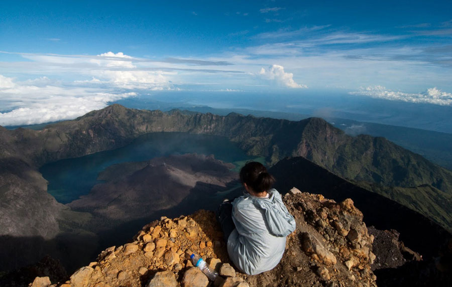 Puncak Gunung Rinjani 3726 meter