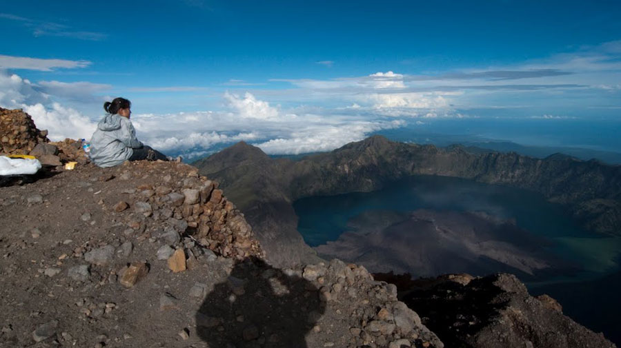 Puncak Gunung Rinjani 3726 meter